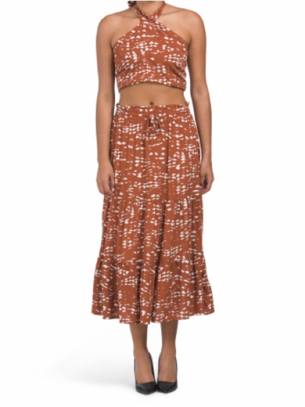 Jolie Reika Halter Top & Skirt Set